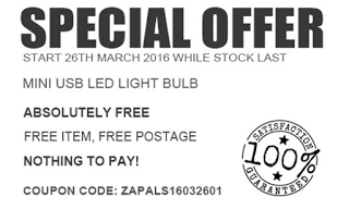 Special offer zapals