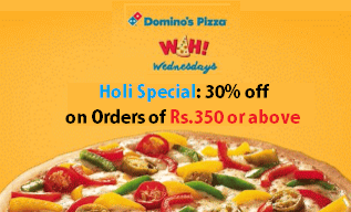 dominos holi special  discount