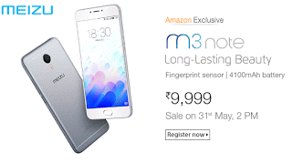 amazon meizu m note smartphone at rs