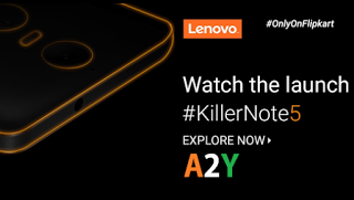 flipkart lenovo vibe k note launch