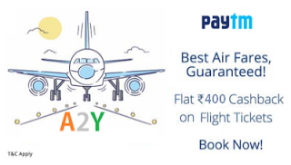 paytm rs cashback on flights