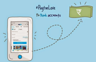 paytm wallet to bank account