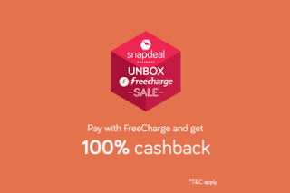 snapdeal freecharge  cashback