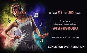 videocon kkw offer re music channel