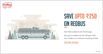 freecharge redbus loot