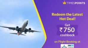 Times Points Paytm Flight