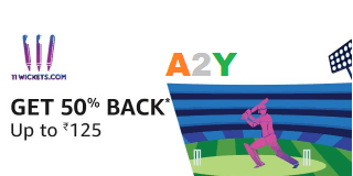 Amazon 11Wickets Cashback Offer